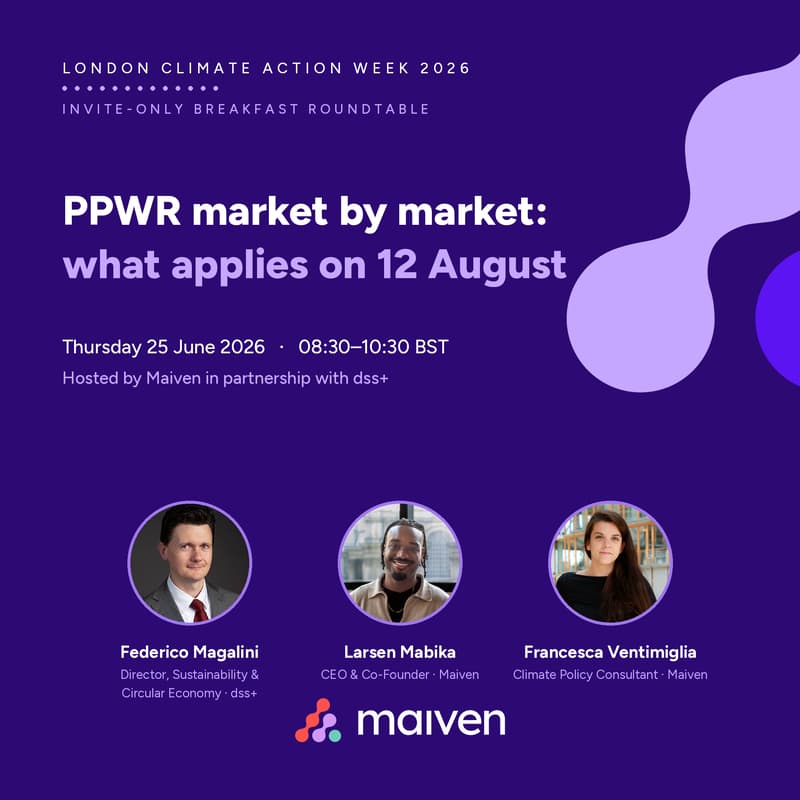 Cover Image for PPWR market by market: what applies on 12 August