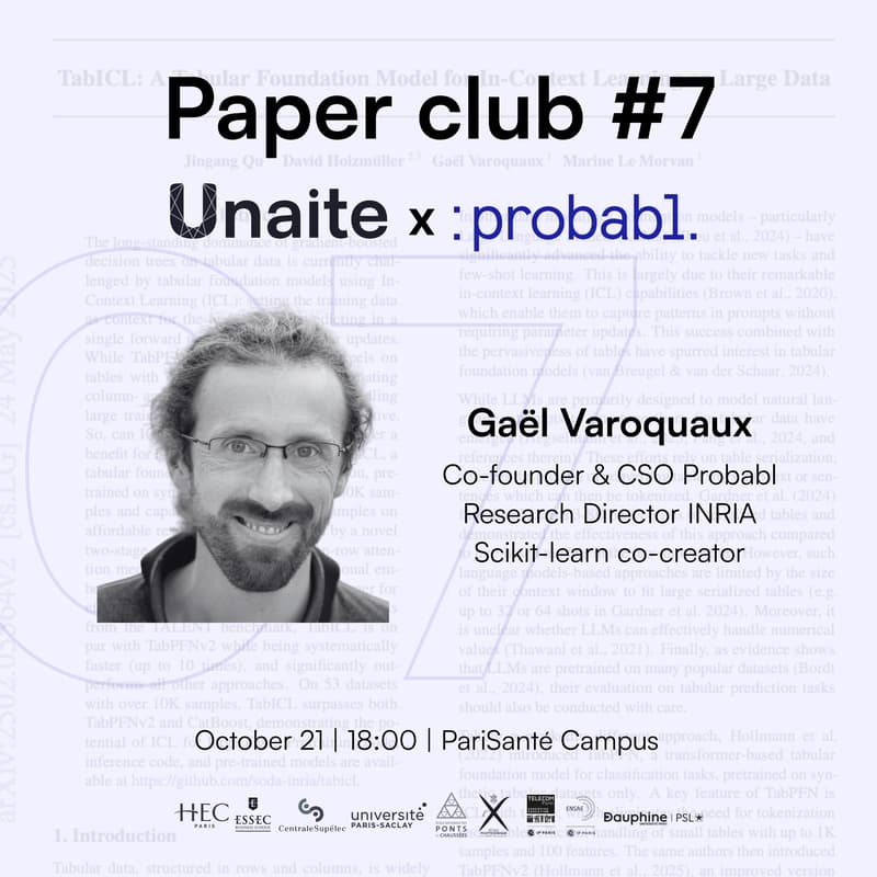 Cover Image for Paper Club #7 - Gaël Varoquaux - Probabl