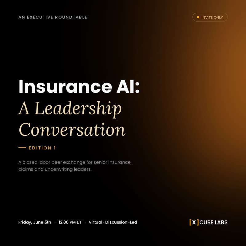 Cover Image for Insurance AI Leadership Conversation: Edition 1