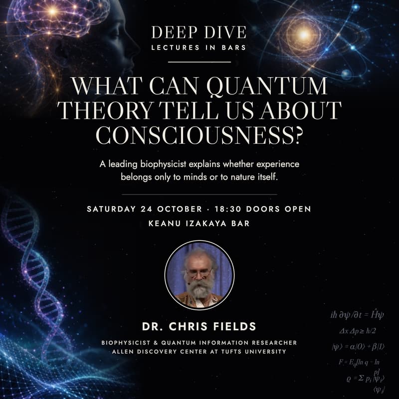 Cover Image for Bar lecture: "What Can Quantum Theory Tell Us About Consciousness?"