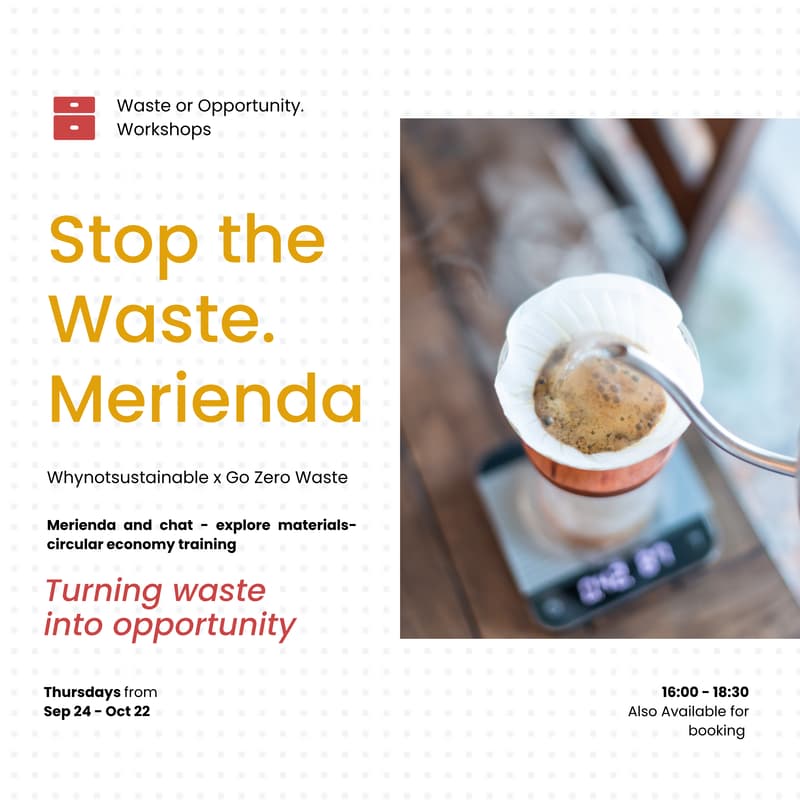 Cover Image for Stop the Waste. Merienda