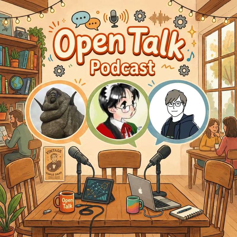 Cover Image for Open Talk #004 | Iguchi, Matuzawa, Kirimoto