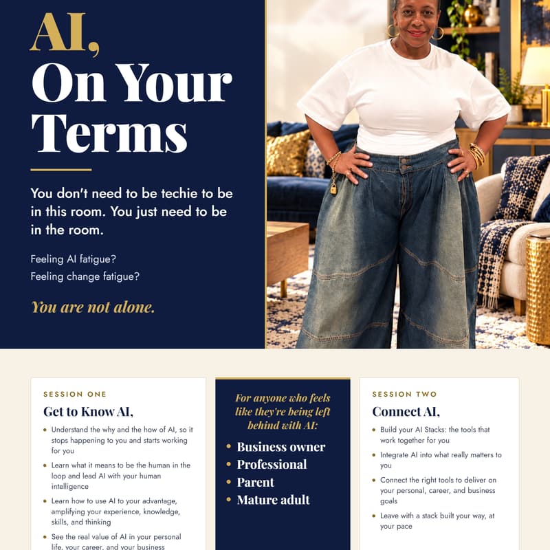Cover Image for AI, On Your Terms (Session 1)