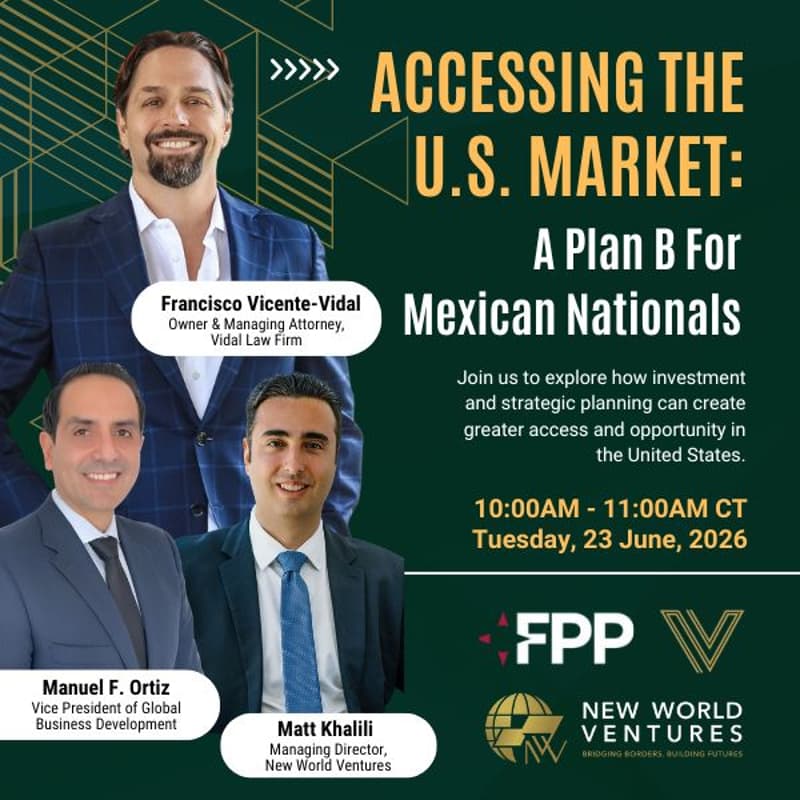Cover Image for Accessing the U.S. Market: A Plan B for Mexican Nationals