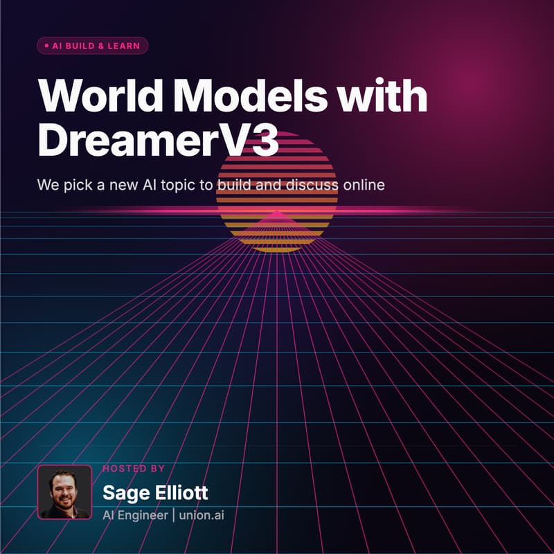 Cover Image for World Models with DreamerV3 - AI Build & Learn