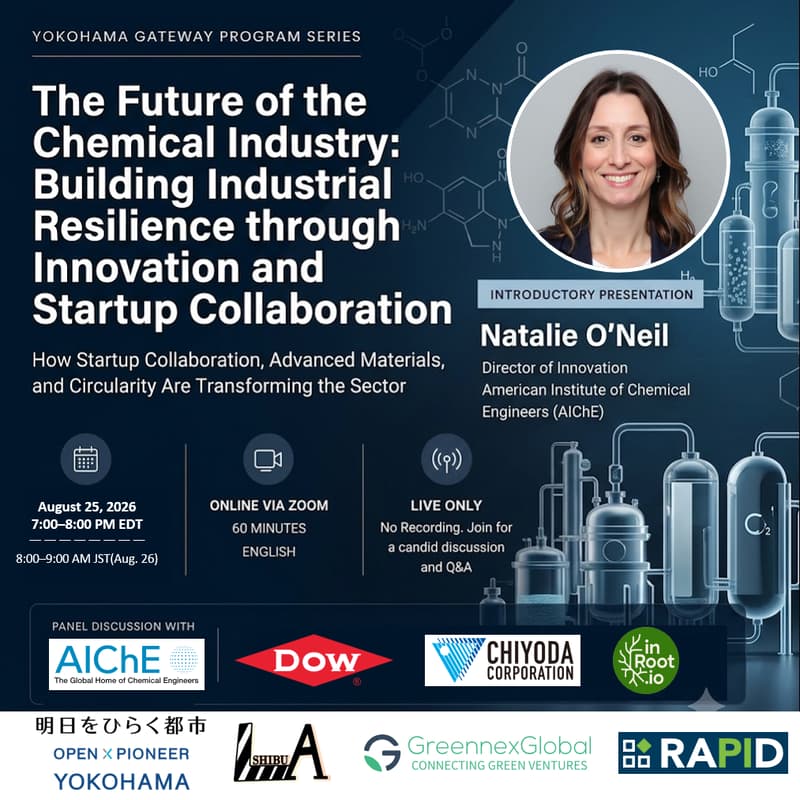 Cover Image for The Future of the Chemical Industry: Building Industrial Resilience through Innovation and Startup Collaboration