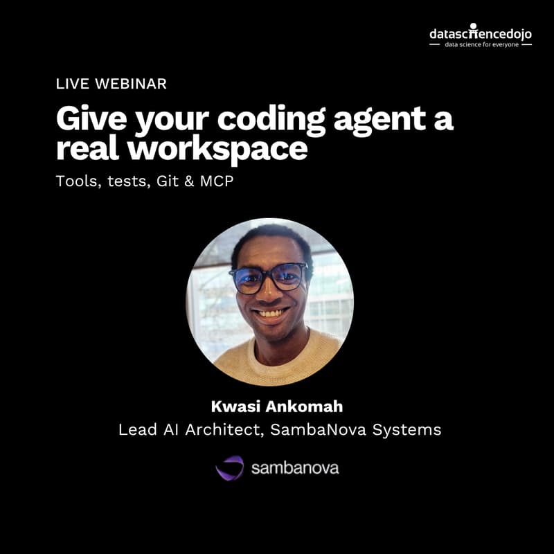 Cover Image for Give your coding agent a real workspace: Tools, tests, Git & MCP