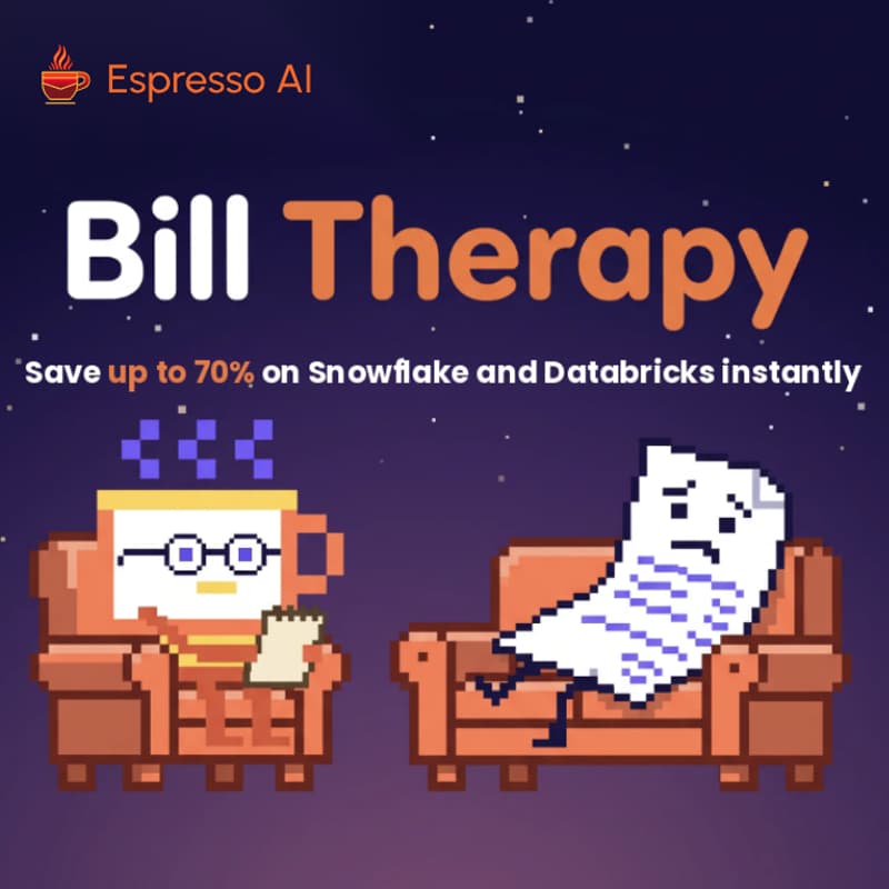Cover Image for Bill Therapy: Dinner with Espresso AI | Big Data London