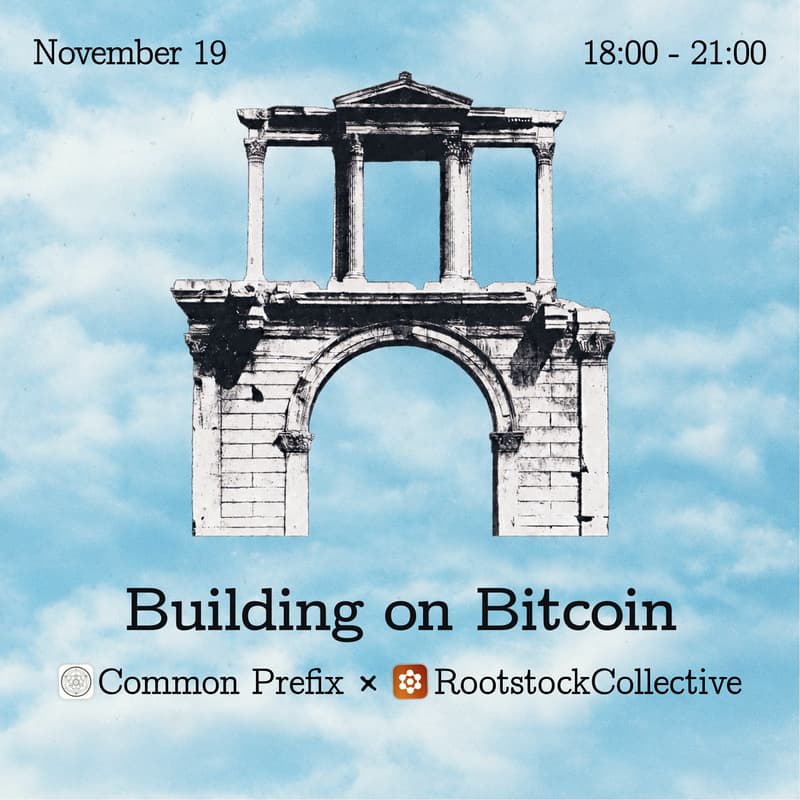 Cover Image for Building on Bitcoin: Common Prefix x RootstockCollective
