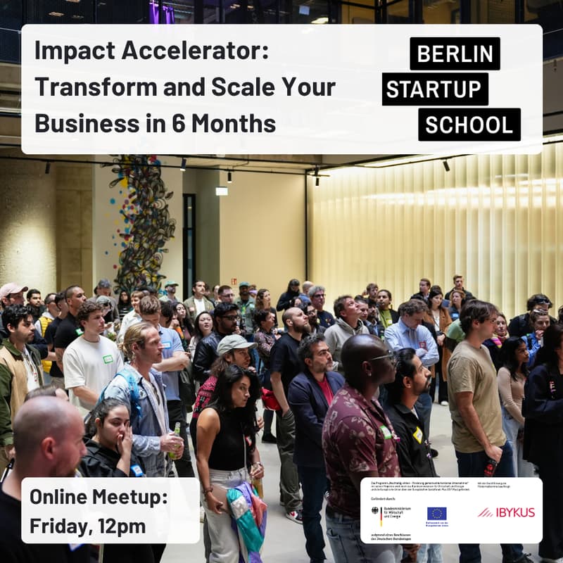 Cover Image for Impact Accelerator: Transform and Scale Your Business in 6 Months (Info Session)