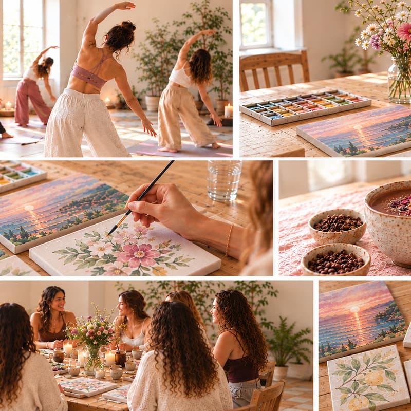 Cover Image for Cozy Ladies’ Workshop: ️ Find Your Spark and Take it Home with you 🤍🎨✨