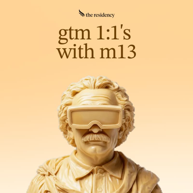 Cover Image for GTM 1:1's with M13