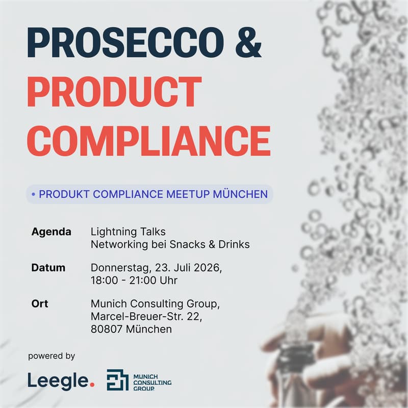 Cover Image for Prosecco & Product Compliance (Summer Edition)