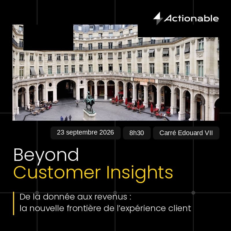 Image de couverture pour Beyond Customer Insight - De la donnée aux revenus