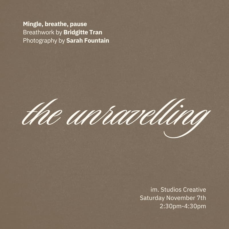 Cover Image for The Unravelling - Breathwork & Connection for Women