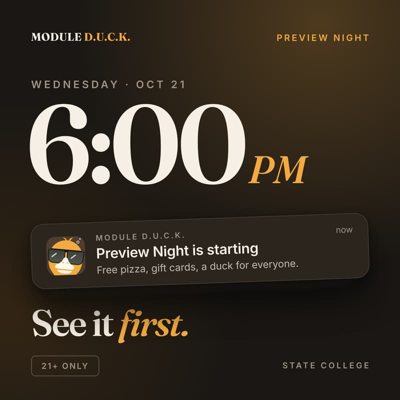 Cover Image for Module DUCK preview night