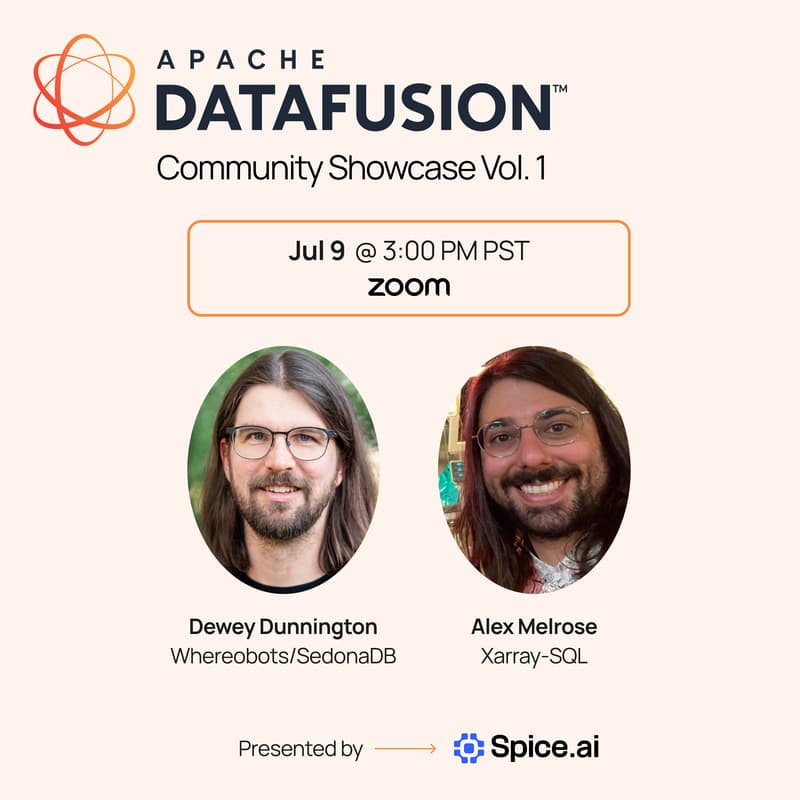 Cover Image for DataFusion Community Showcase Vol.1