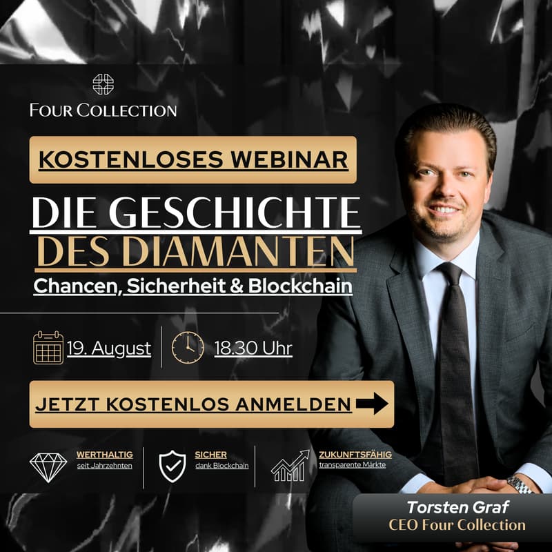 Cover Image for Four Collection Webinar - Torsten Graf: Die Geschichte des Diamanten