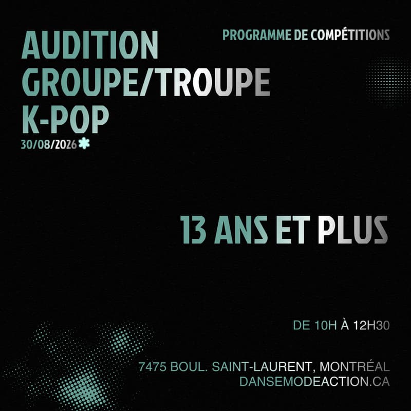 Cover Image for Audition Groupe K-Pop | K-Steez