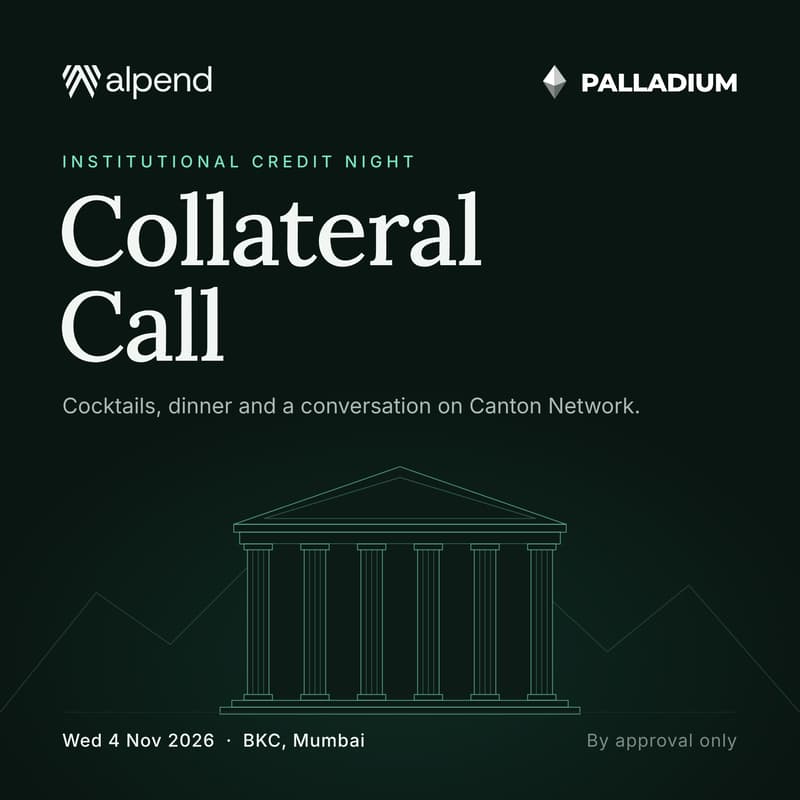 Cover Image for Collateral Call: Institutional Credit Night by Alpend
