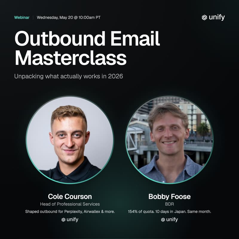 Cover Image for Outbound Email Masterclass: Unpacking what actually works in 2026