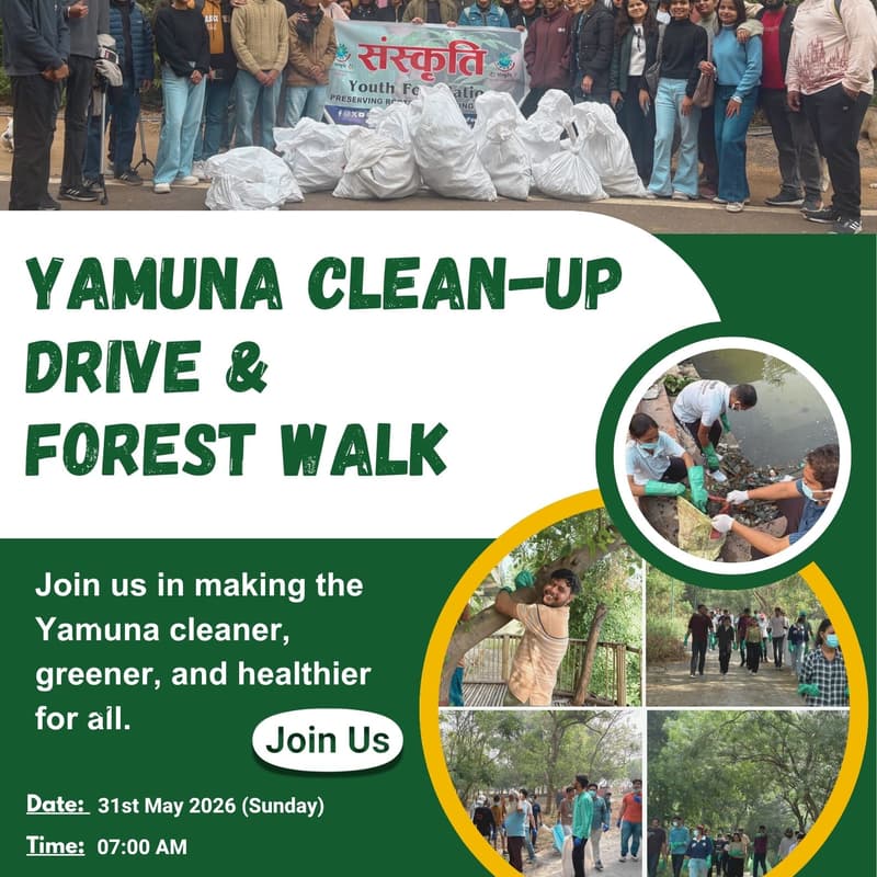 Cover Image for 🌊 Mission Yamuna: Trash to Transformation ♻️