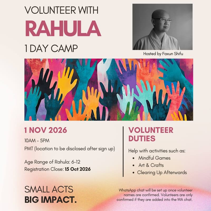 Cover Image for BFY x BF Rahula β Camp Volunteer