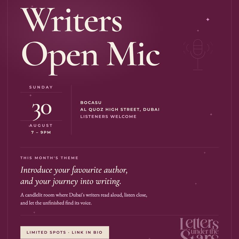 Cover Image for Writers Open Mic