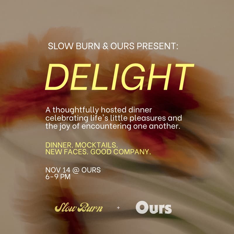 Cover Image for Slow Burn: DELIGHT