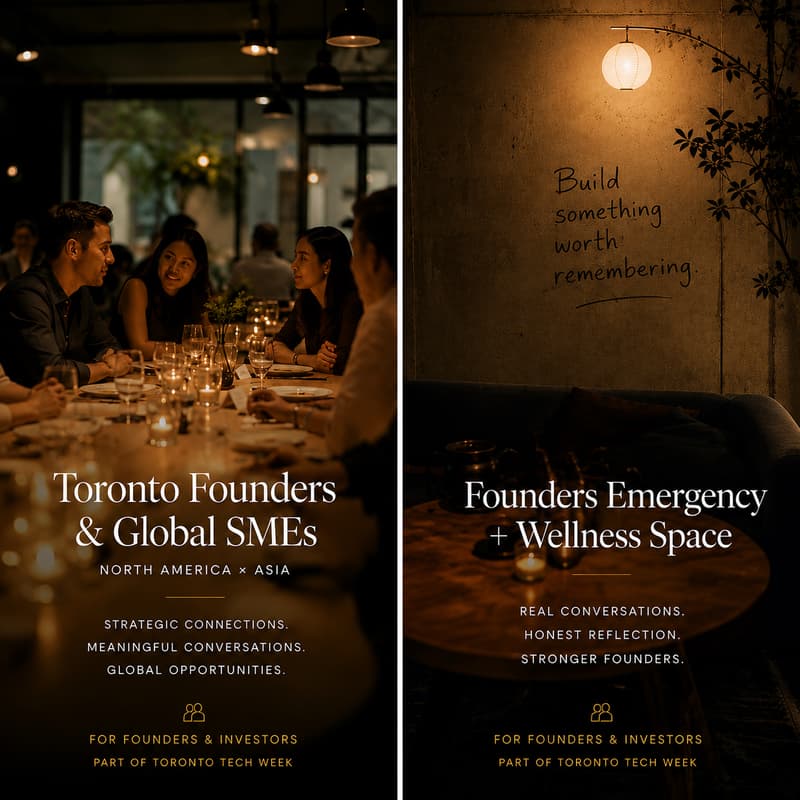 Cover Image for [Thur 5:30 PM] Founders and Global SMEs | North America and Asia Ecosystems @Waterworks, Top Floor | ProblemLab Toronto