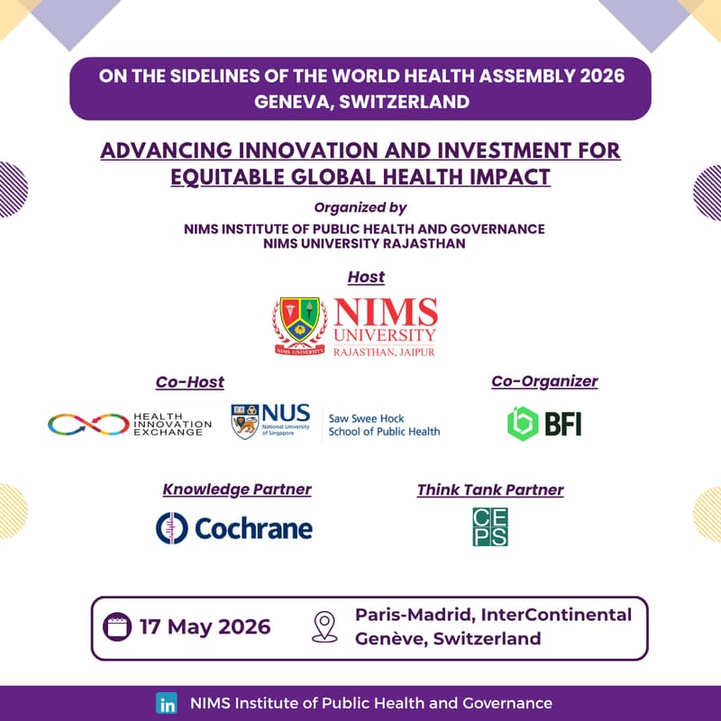 Cover Image for Advancing Innovation and Investment for Equitable Global Health Impact