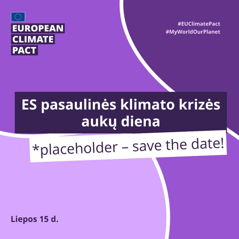 Cover Image for ES pasaulinės klimato krizės aukų diena