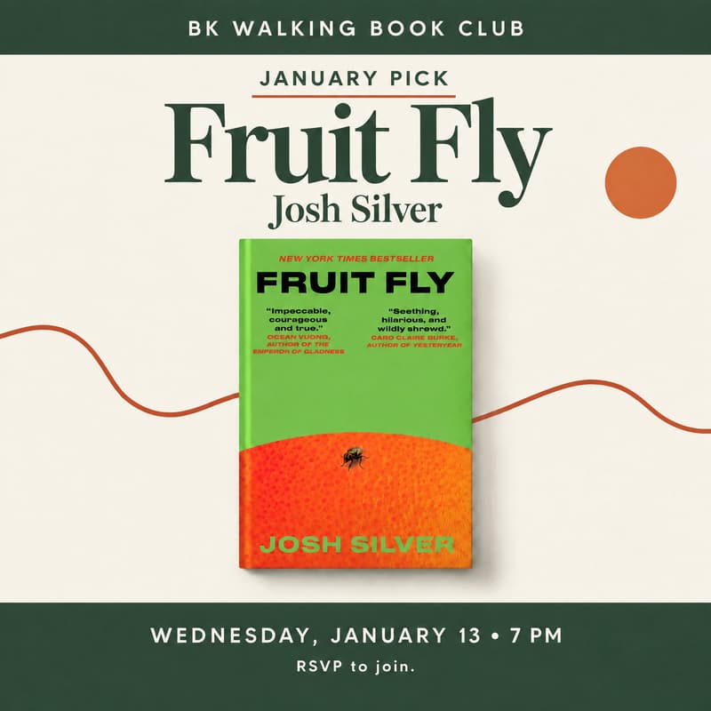 Cover Image for January BK Walking Book Club: Fruit Fly
