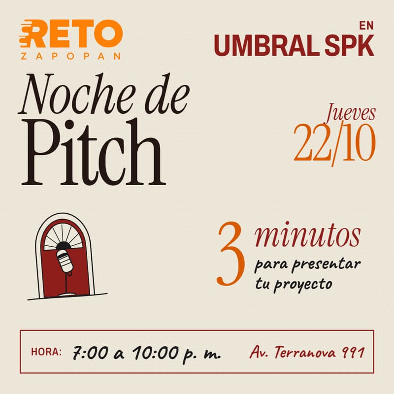 Cover Image for Noche de pitch - Reto Zapopan