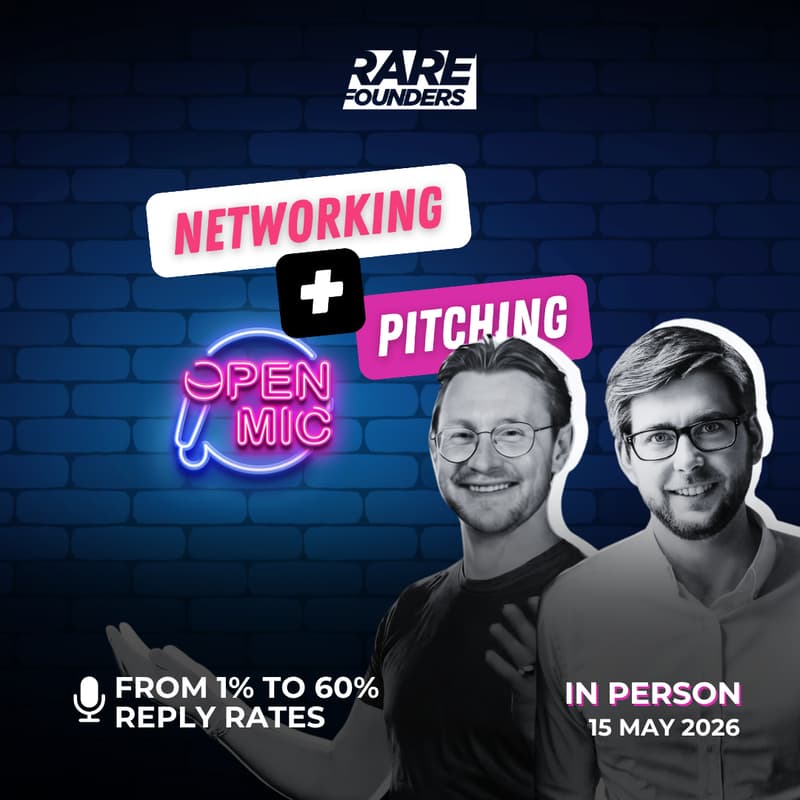 Cover Image for From 1% to 60% Reply Rates + Open Mic Pitching & Networking