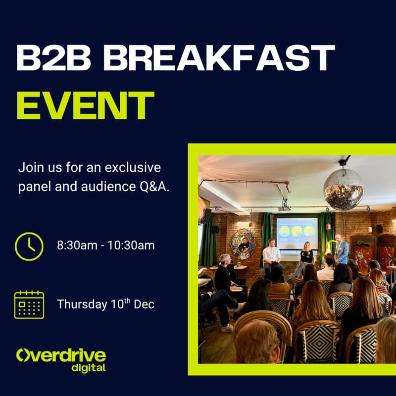 Cover Image for Overdrive Digital Breakfast Event (Christmas Edition)