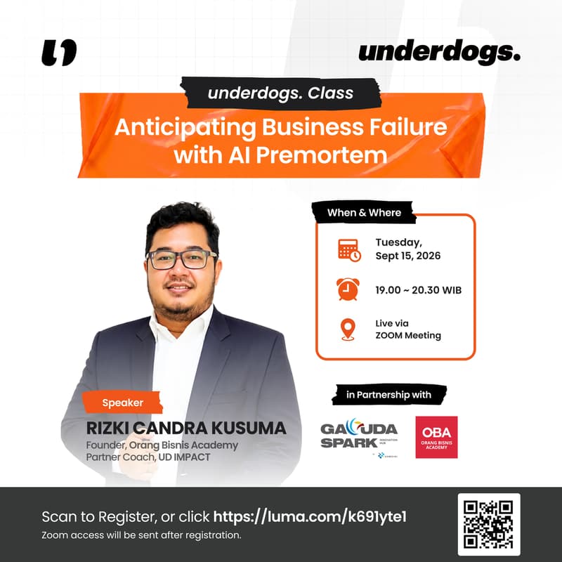 Cover Image for underdogs class: Anticipating Business Failure With AI Premortem