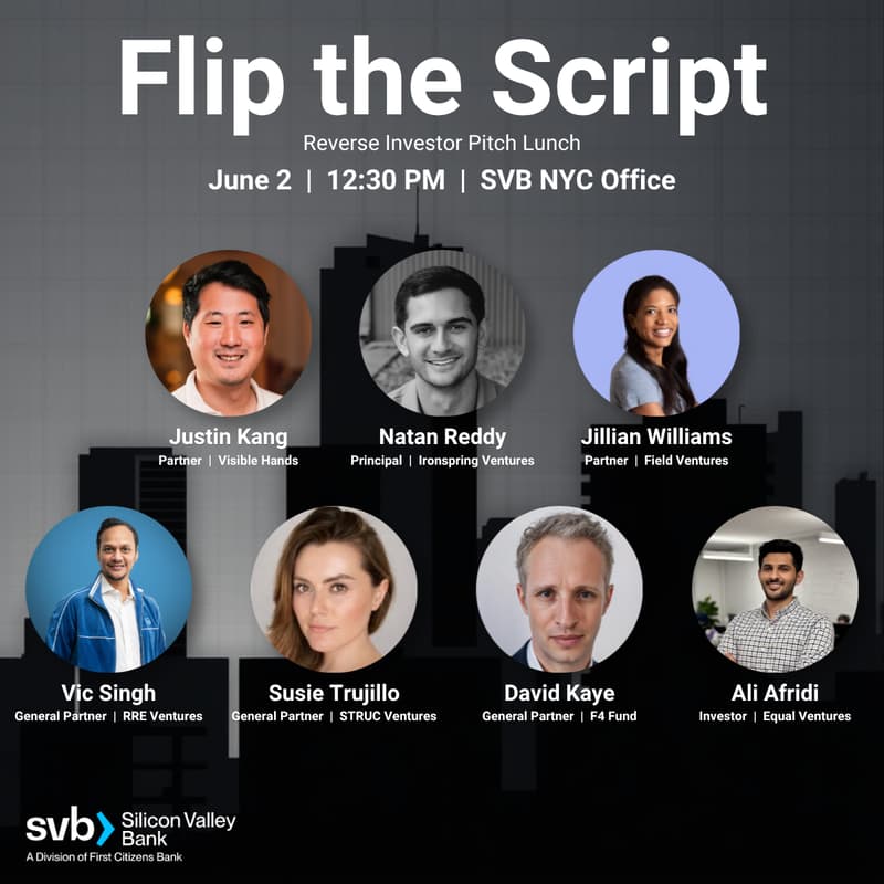 Cover Image for Flip the Script: Reverse Investor Pitch - #NYTechWeek