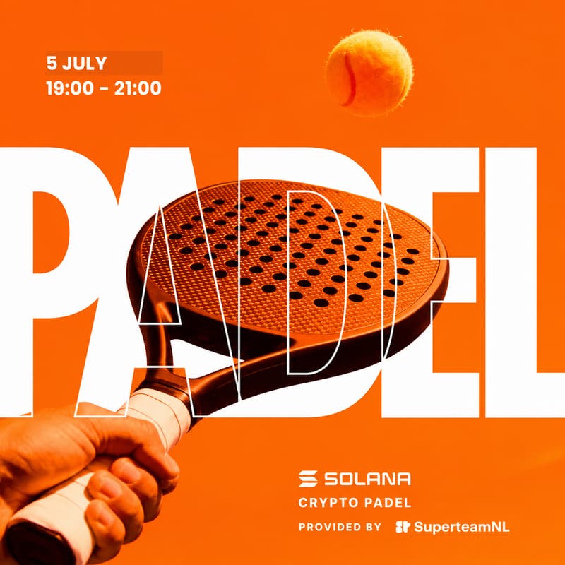 Cover Image for Crypto Padel x SuperteamNL
