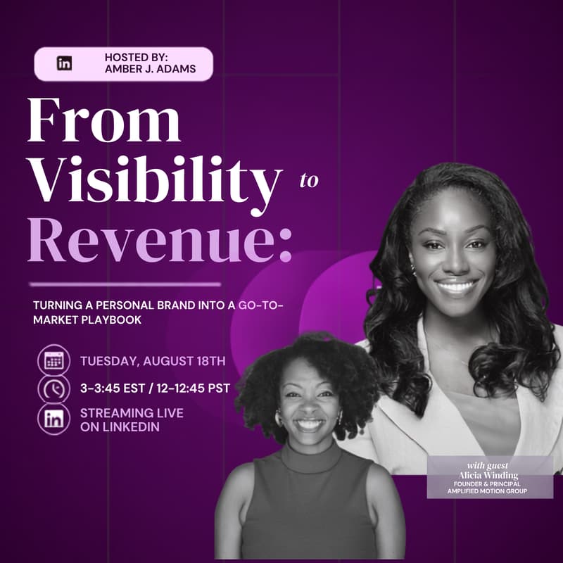 Cover Image for From Visibility to Revenue: Turning a Personal Brand into a GTM Playbook