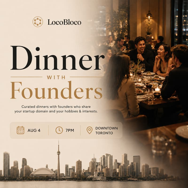Cover Image for Dinner with Toronto Founders