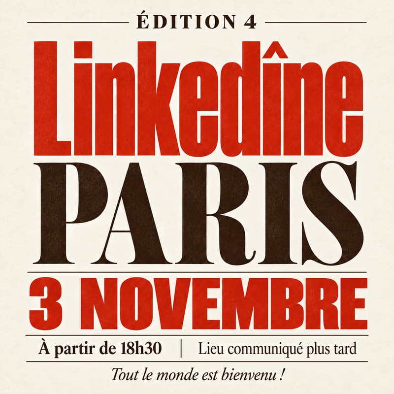 Cover Image for Linkedîne #4 Paris