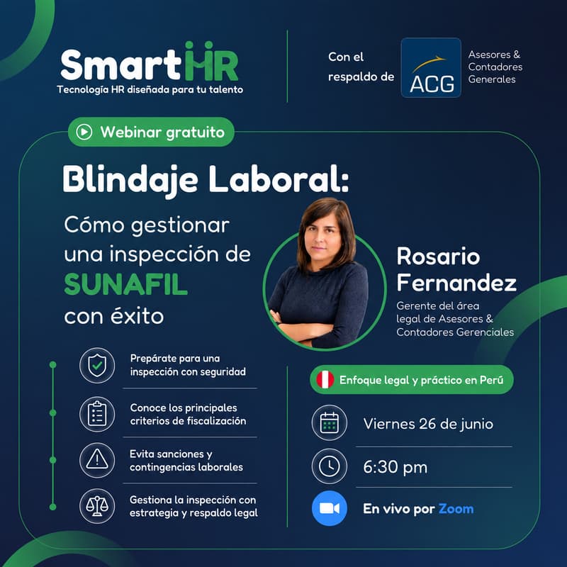 Cover Image for Blindaje Laboral: Cómo gestionar una inspección de SUNAFIL con éxtio