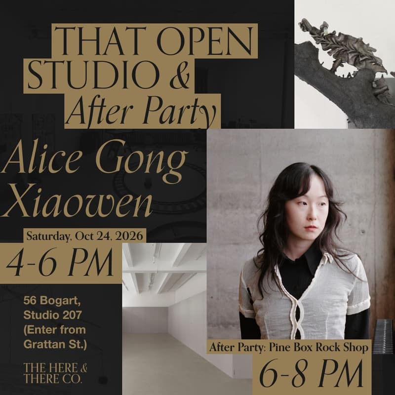 Cover Image for THAT Open Studio + Afterparty: Alice Gong Xiaowen