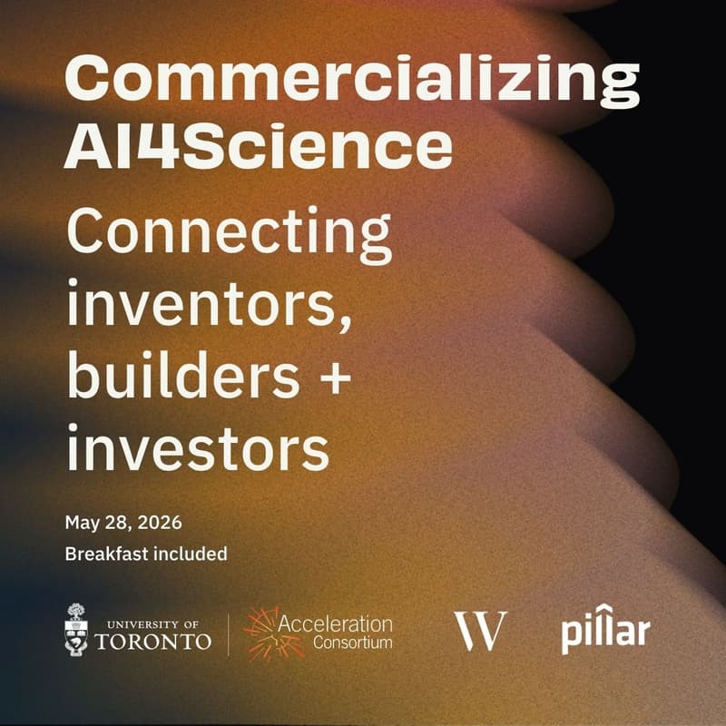 Cover Image for Commercializing AI-for-Science: A breakfast connecting inventors, builders, and investors