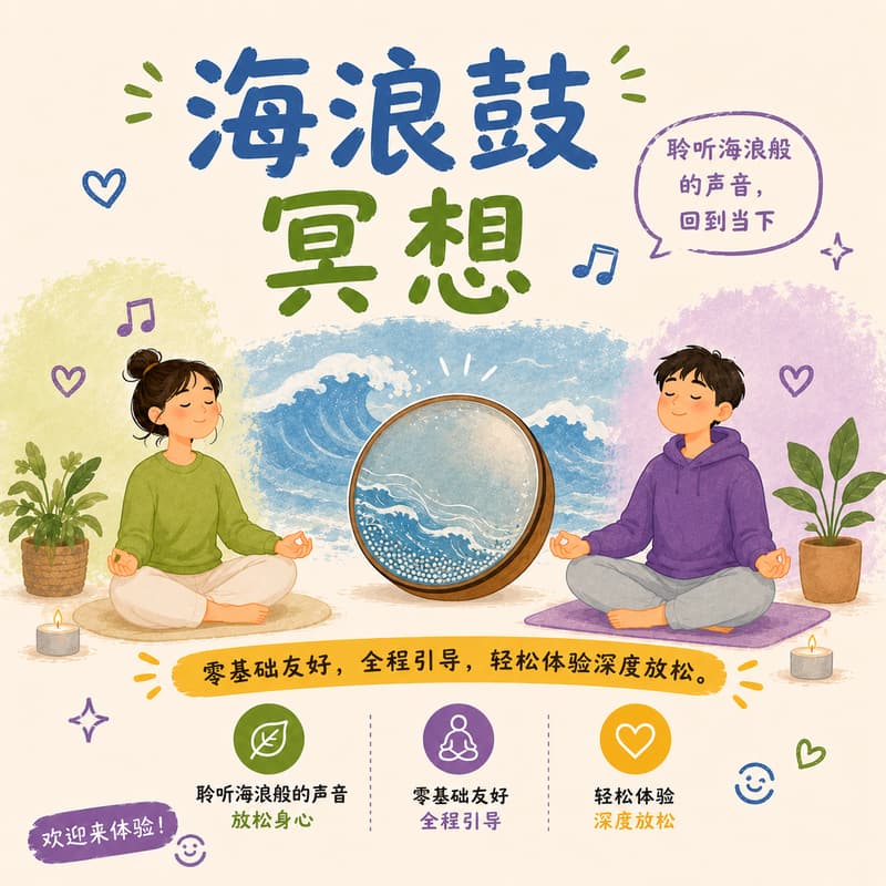 Cover Image for 7月24日周五 🌊 海浪鼓冥想?原来这么治愈!