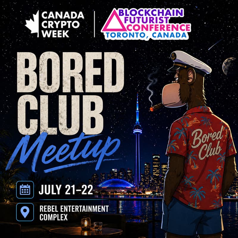 Cover Image for Bored Club Canada @ Blockchain Futurist Conference