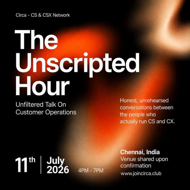 Cover Image for The Unscripted Hour: CX/CS Real Talk
