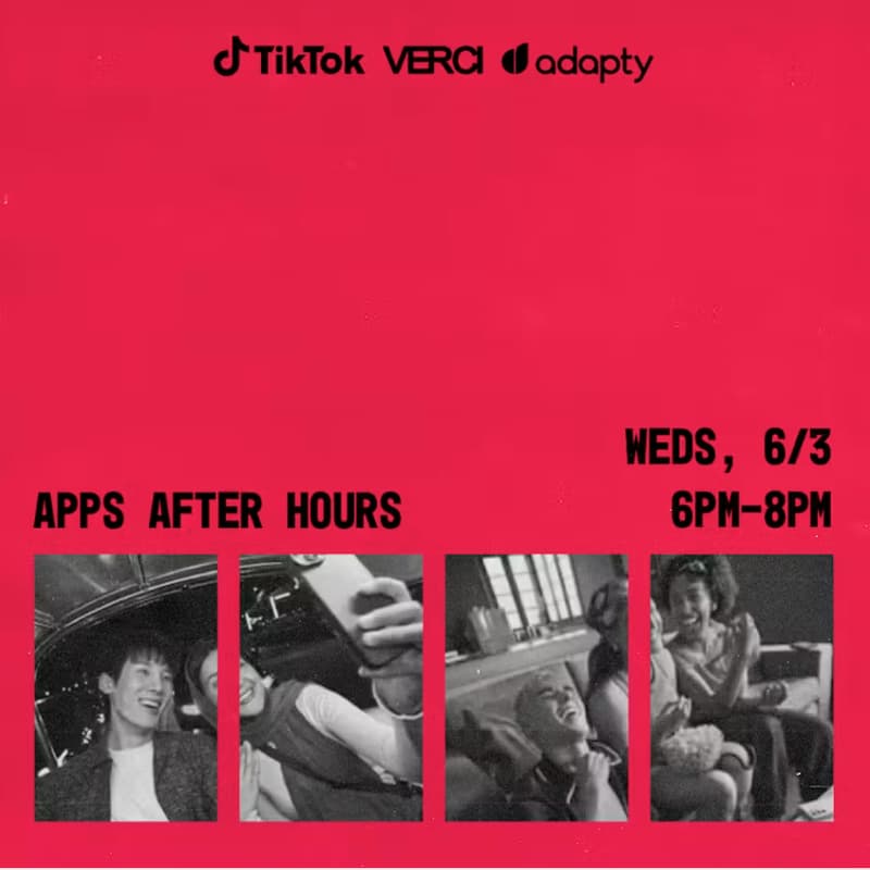 Cover Image for Apps After Hours with TikTok, Verci, and Adapty – #NYCTechWeek