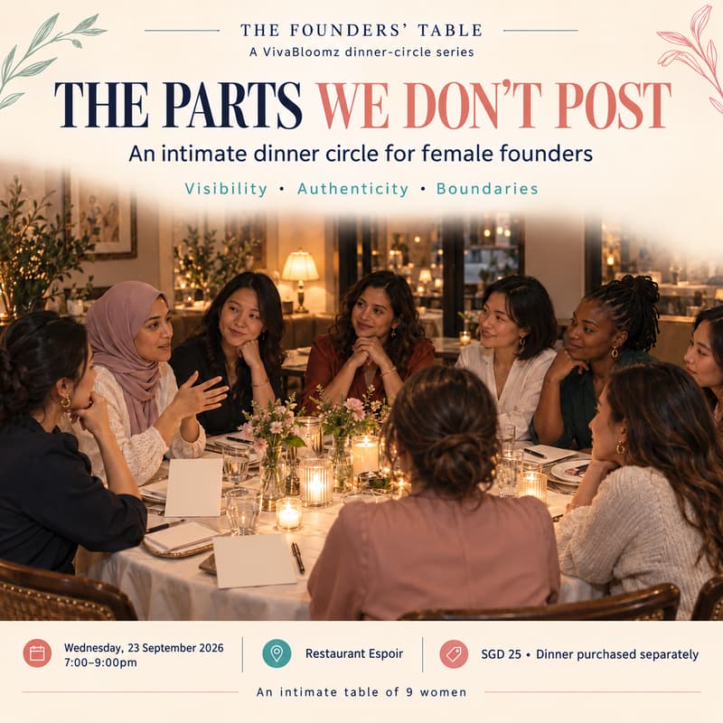 Cover Image for Female Founders Dinner Circle: The Parts We Don't Post